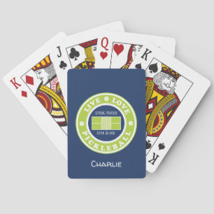 Jeu De Cartes Pickleball : live, amour, pickleball, texte person