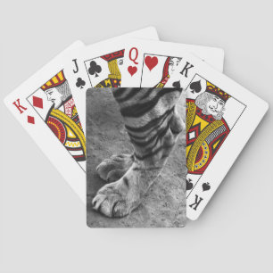 Jeu De Cartes Pied de tigre Photographie noir et blanc