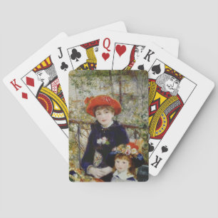 Jeu De Cartes Pierre A Renoir   Deux Sisters ou On The Terrace