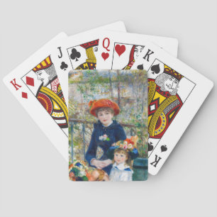 Jeu De Cartes Pierre-Auguste Renoir - Deux soeurs sur la terrass