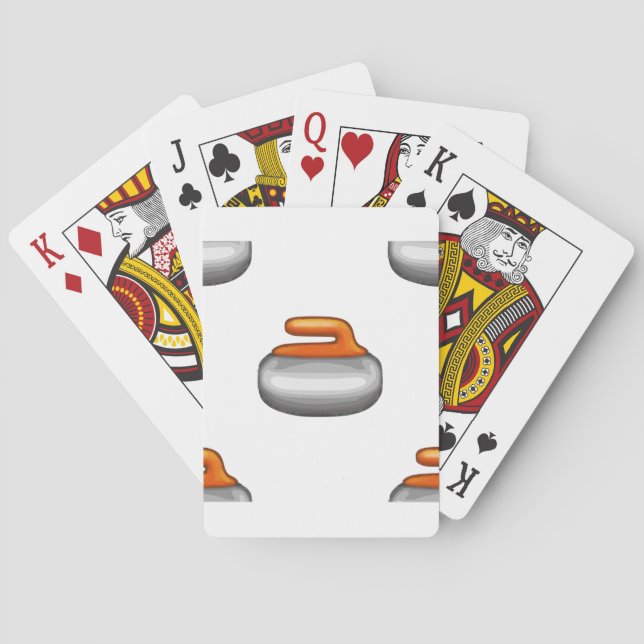 Jeu De Cartes Pierre de curling Emoji (dos)
