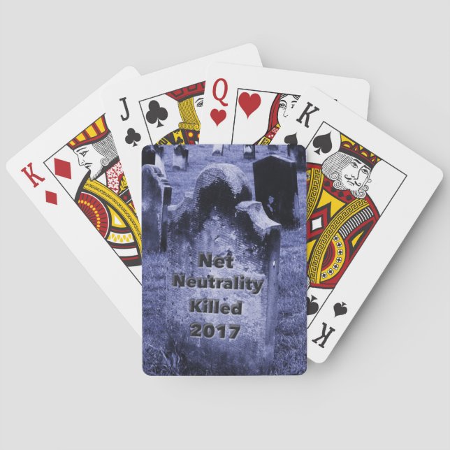 Jeu De Cartes Pierre d'entrée de neutralité Net RIP (dos)