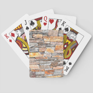 Jeu De Cartes Pierre   motif en pierre naturelle   briques