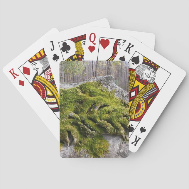 Jeu De Cartes Pierre tombale cassée moussue (dos)