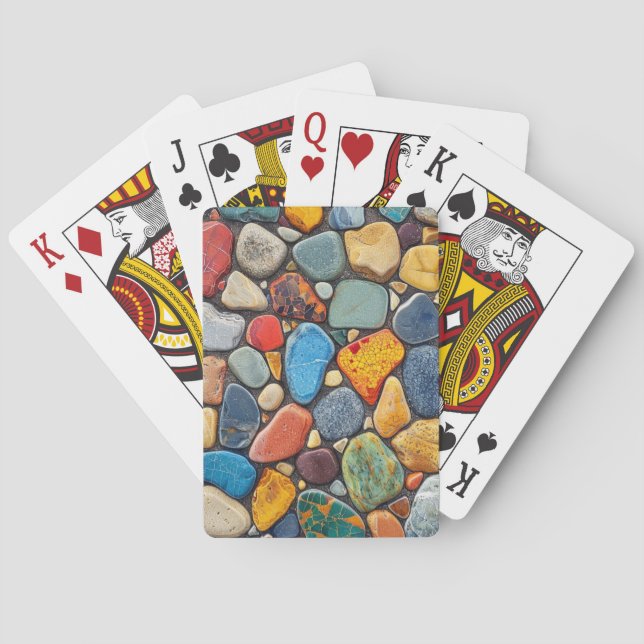 Jeu De Cartes Pierres colorées (dos)