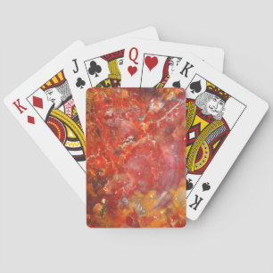 Jeu De Cartes Pierres de plateau de coucher de soleil tombant