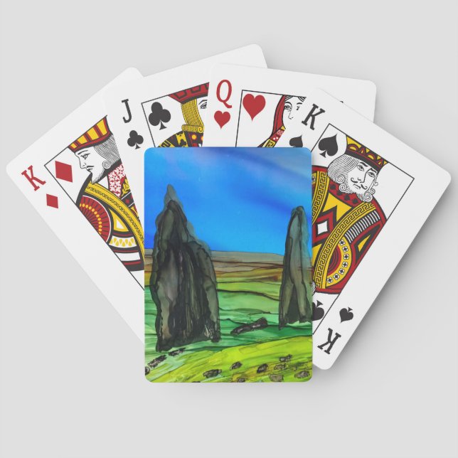 Jeu De Cartes Pierres fixes de Callanish (dos)