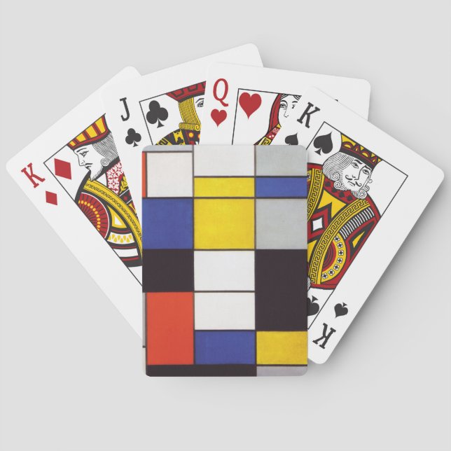 Jeu De Cartes PIET MONDRIAAN - Compositon A 1923 (dos)