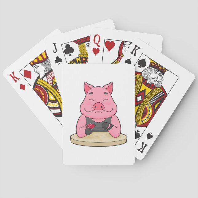Jeu De Cartes Pig au Poker avec cartes de Poker (dos)