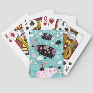Jeu De Cartes Piggies Parfaites Jouer Des Cartes