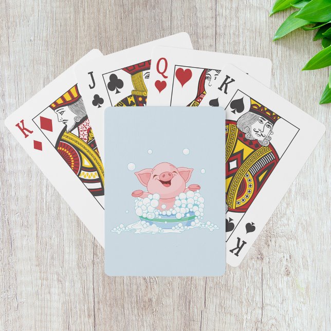 Jeu De Cartes Piglet Prendre Un Bain Jouer Des Cartes (Créateur téléchargé)