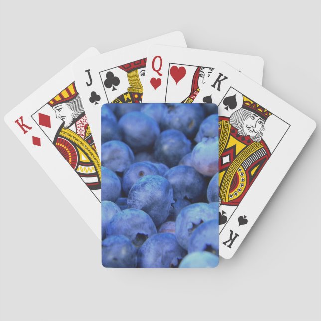 Jeu De Cartes pile de bleuets (dos)