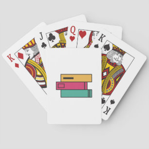 Jeu De Cartes pile de livres