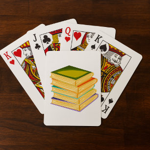 Jeu De Cartes Pile de livres Amour des livres Art et lecture