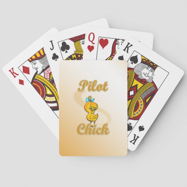 Jeu De Cartes Pilote Chick (dos)