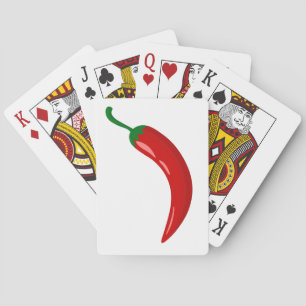 Jeu De Cartes Piments piment chaud rouge
