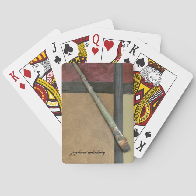 Jeu De Cartes Pinceau d'artiste (dos)
