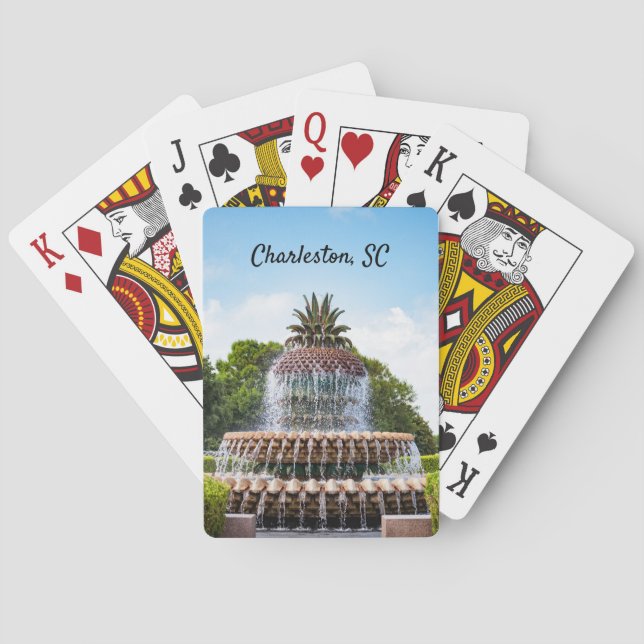 Jeu De Cartes Pineapple Fountain à Charleston (dos)