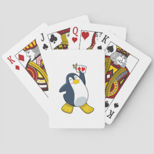 Jeu De Cartes Pingouin au Poker avec cartes de Poker