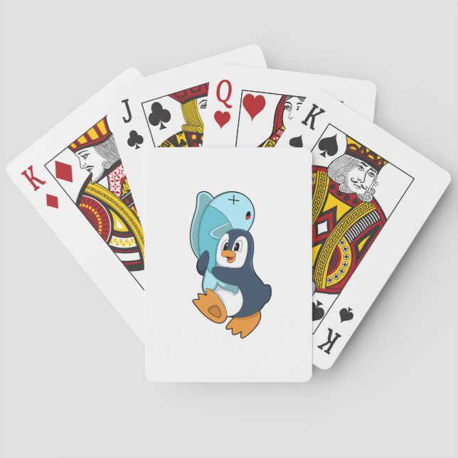 Jeu De Cartes Pingouin avec poisson (dos)