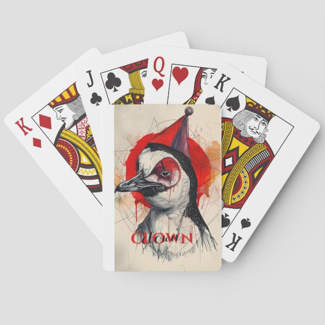 Jeu De Cartes Pingouin clown (dos)