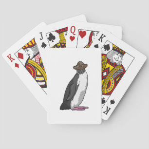Jeu De Cartes Pingouin comme pirate avec Casquette