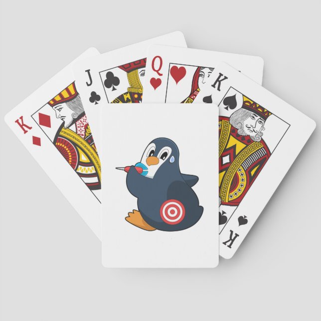 Jeu De Cartes Pingouin fléchettes fléchettes (dos)