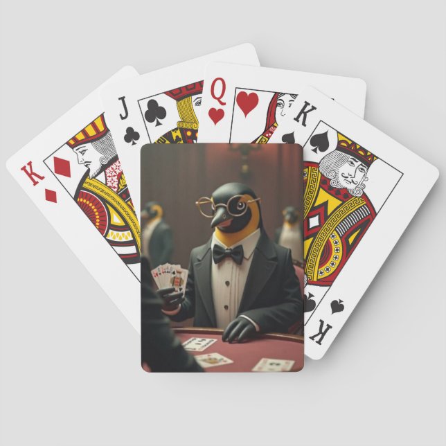 Jeu De Cartes Pingouin jouant aux cartes (dos)