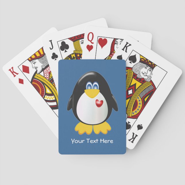 Jeu De Cartes Pingouin personnalisé (dos)