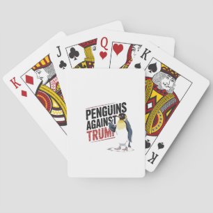 Jeu De Cartes Pingouins contre Trump Anti Trump USA