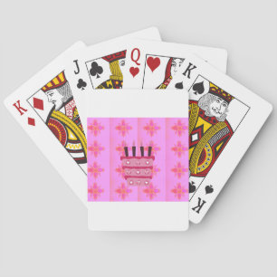 Jeu De Cartes Pink Bird Cake Art Imprimer