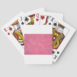 Jeu De Cartes Pink Burn Out Motif Peace Love Destiny Art