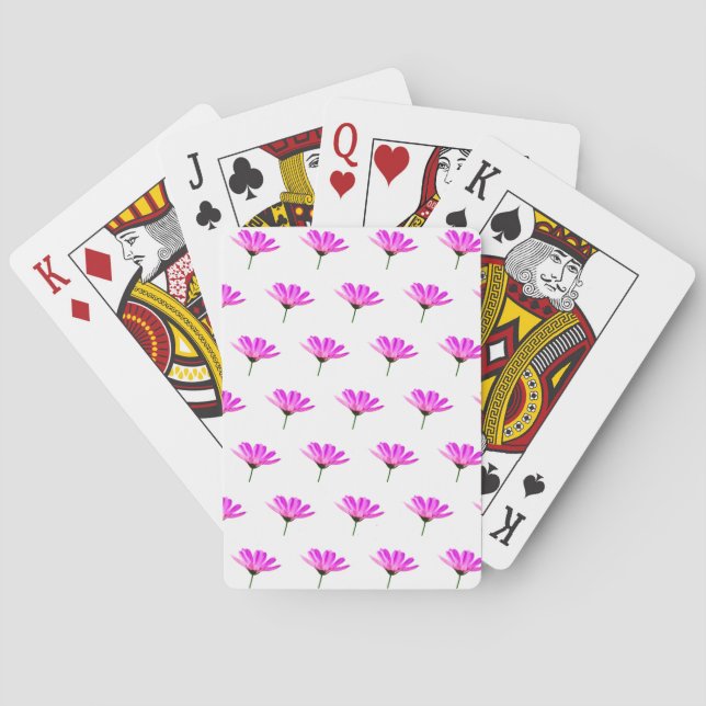Jeu De Cartes Pink Daisy   (dos)