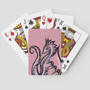 Jeu De Cartes Pink Dragon Art dragons mignons design geek fille 
