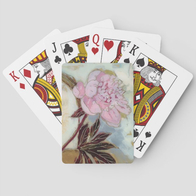 Jeu De Cartes Pink Peony Blossom (dos)