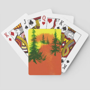Jeu De Cartes Pins Arbres Jouer Des Cartes