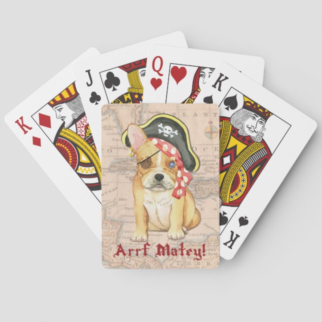 Jeu De Cartes Pirate de Bulldog (dos)