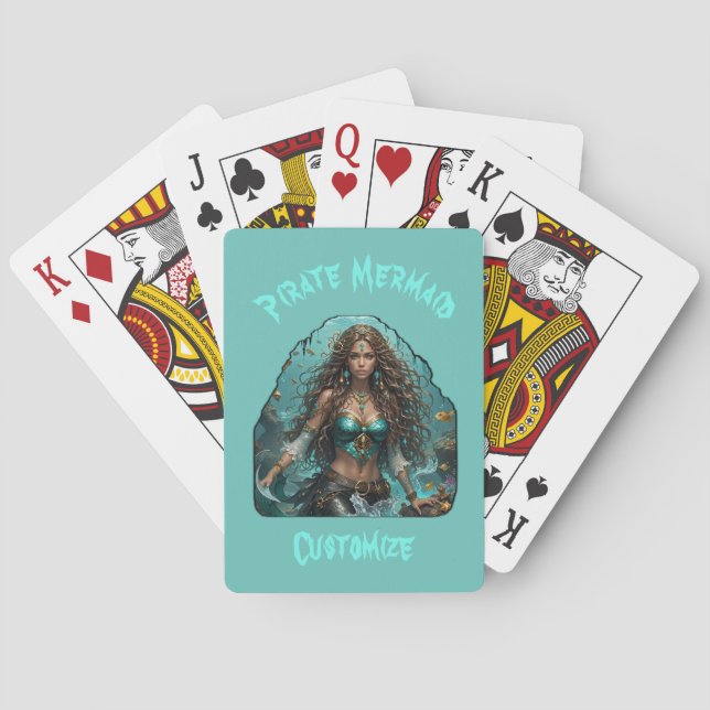 Jeu De Cartes Pirate Mermaid Lady Thunder_Cove (dos)