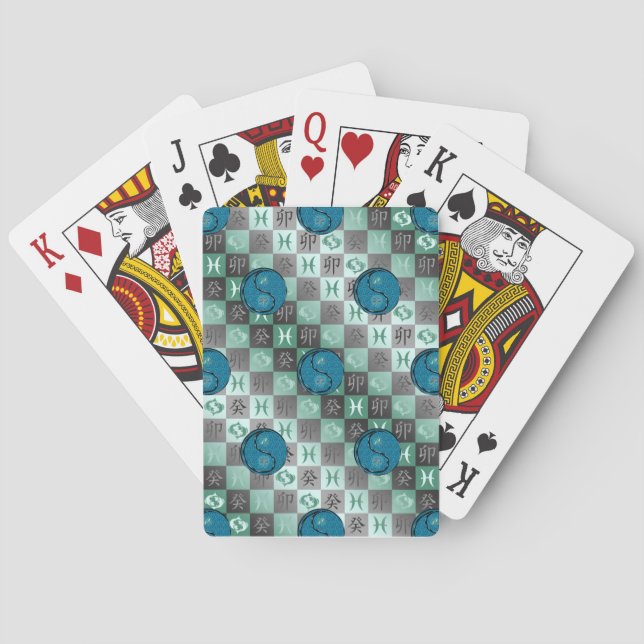 Jeu De Cartes Pisces & Water Rabbit (dos)