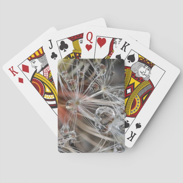 Jeu De Cartes Pissenlit Abstrait (dos)