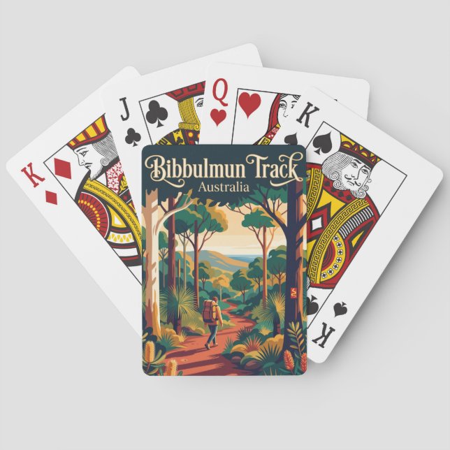 Jeu De Cartes Piste Bibbulmun Australie (dos)