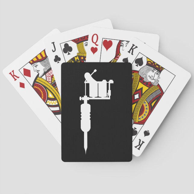 Jeu De Cartes pistolet de tatouage (dos)