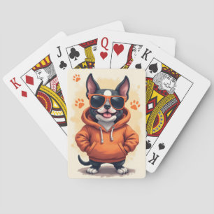 Jeu De Cartes Pitbull Mignon Kawaii Drôle
