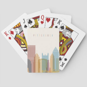 Jeu De Cartes Pittsburgh, Pennsylvanie Ville Skyline
