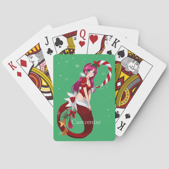 Jeu De Cartes Pixie de Noël Mermaid Thunder_Cove (dos)