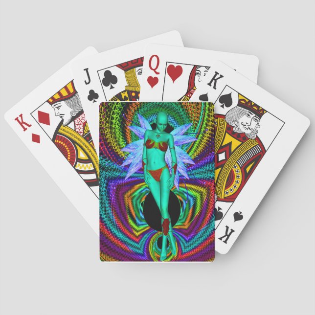 Jeu De Cartes Pixie électrique (dos)