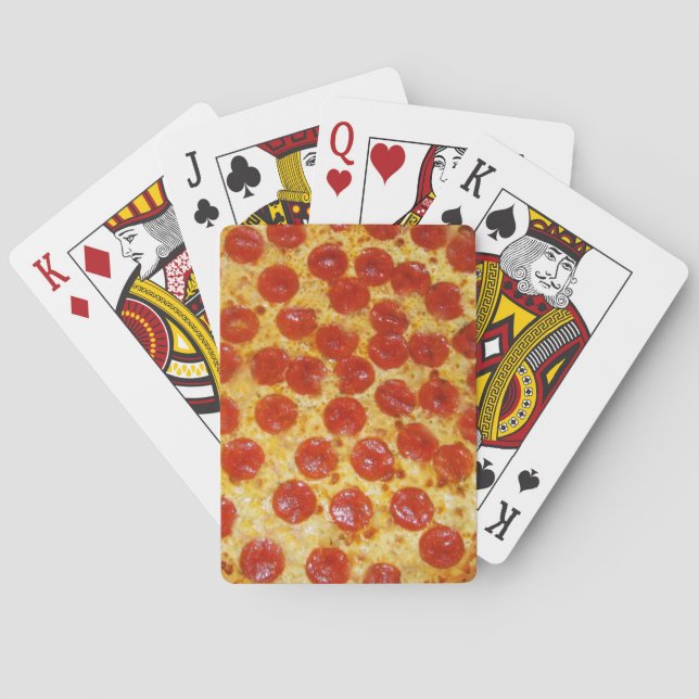 Jeu De Cartes Pizza au Pepperoni (dos)
