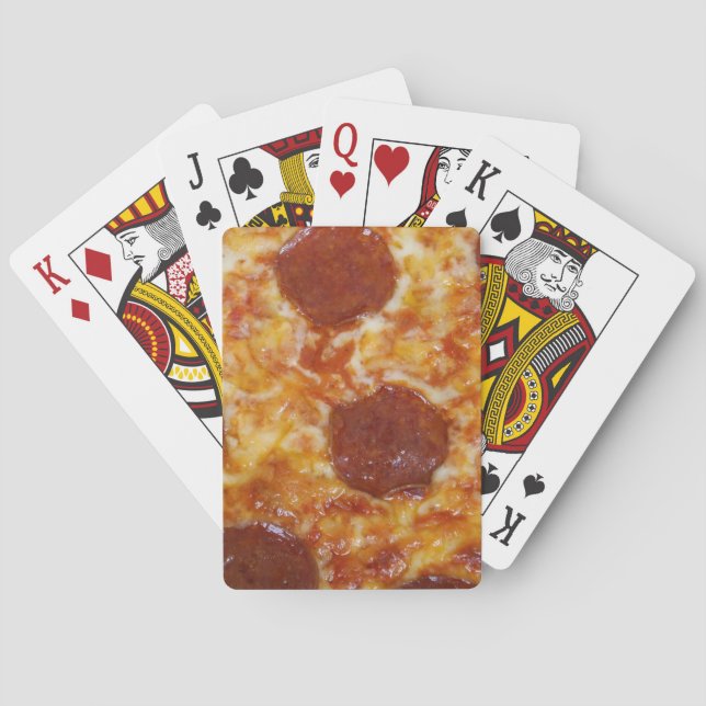 Jeu De Cartes Pizza de pepperoni (dos)