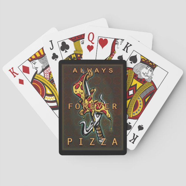 Jeu De Cartes Pizza Toujours Forever (dos)