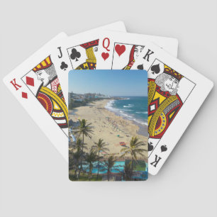 Jeu De Cartes Plage à Margate, côte sud, Kwazulu-Natal